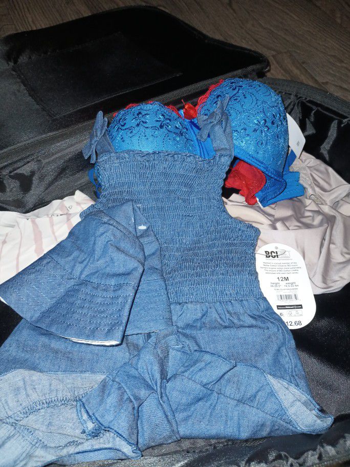 Lady And Baby Clothes  New