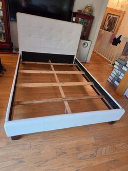 Queen size Bed Frame, and Mattress.