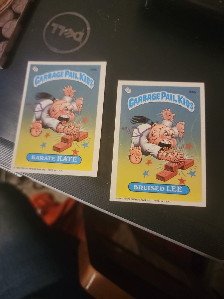 1986 Rare Garbage Pail Kids