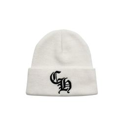 Chrome Hearts White CH Beanie 