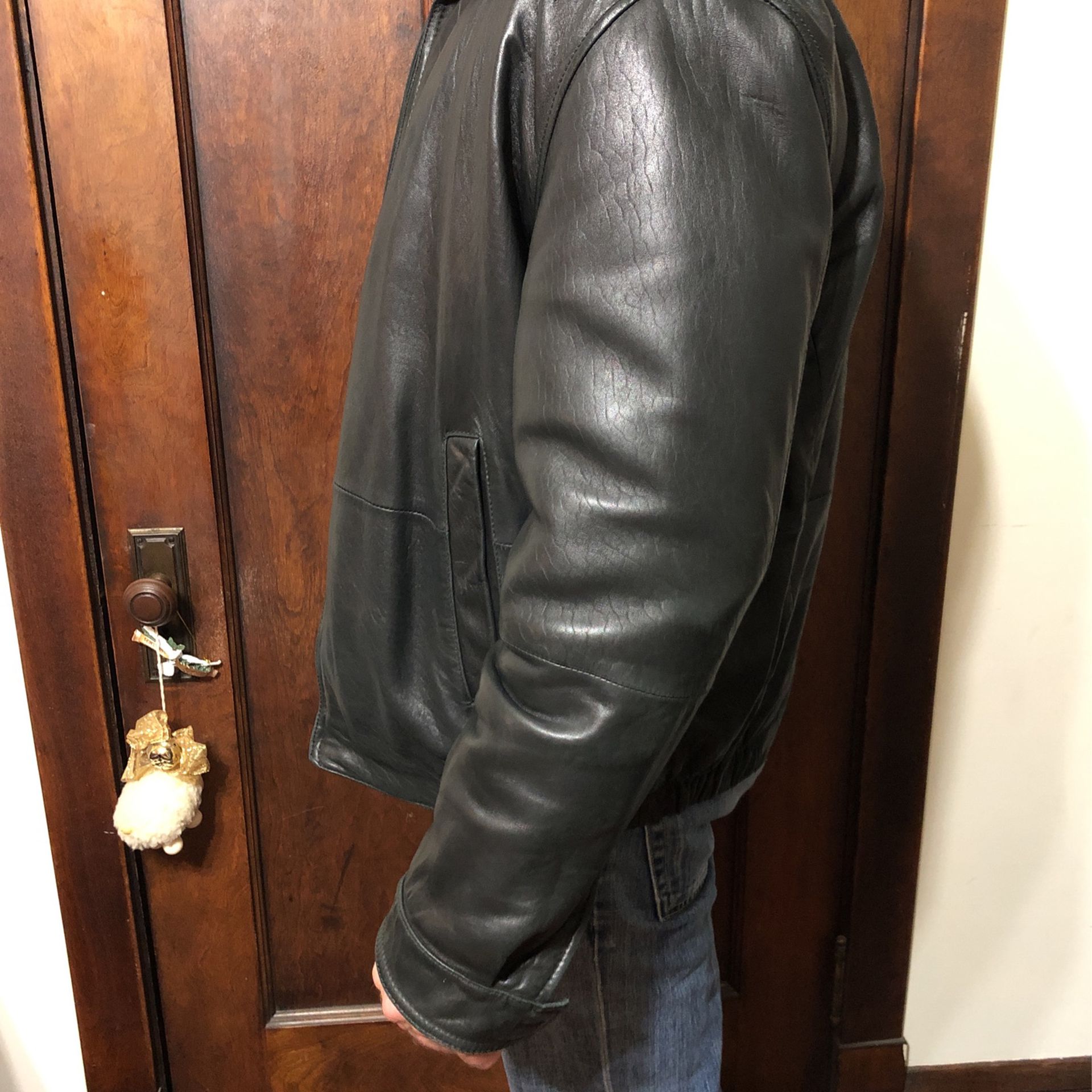 Michael Kors Soft Leather Jacket Size Lg