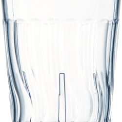 Dinex® Clear Plastic Tumblers – 12 oz (Swirl Design)