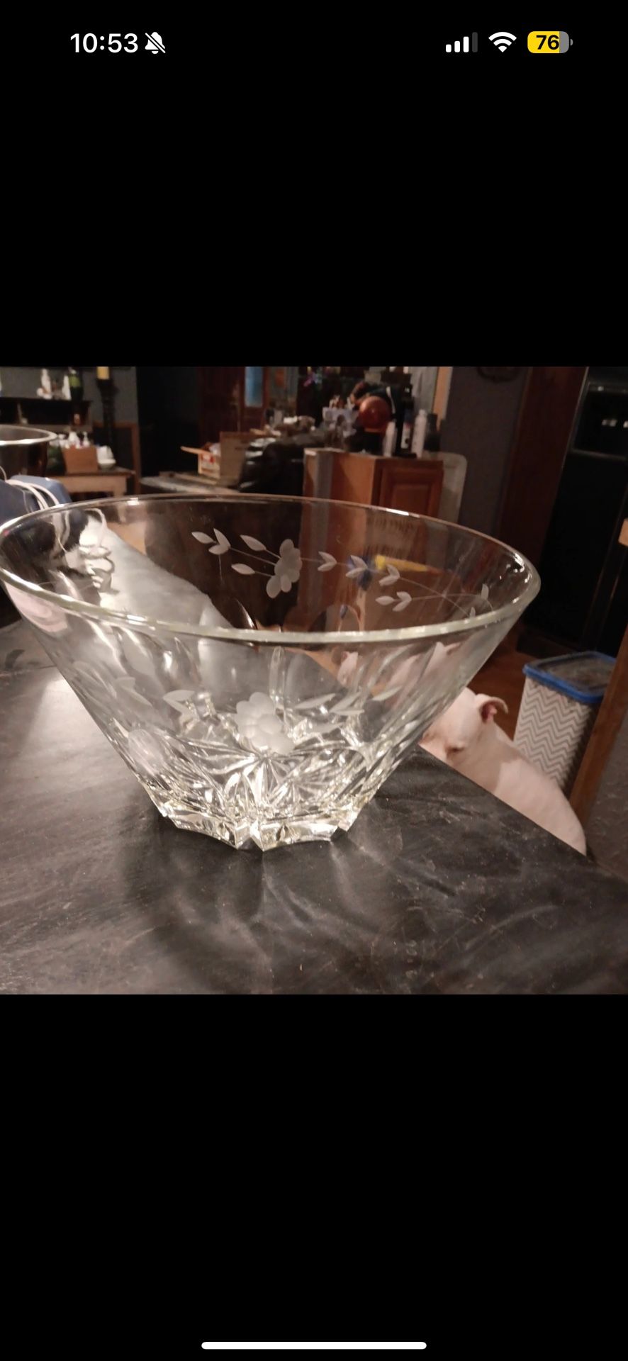 Princess house Crystal Bowl