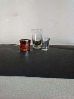 Set of 3 Assorted Glass Drinkware