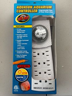 Aquasun Aquarium Controller - Programmable Timer & Power Strip