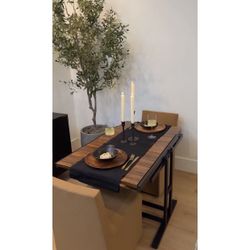 Table with 5 Tier Storage Shelf