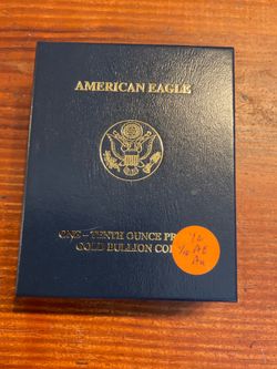 2012 AMERICAN EAGLE 1/10oz GOLD PROOF