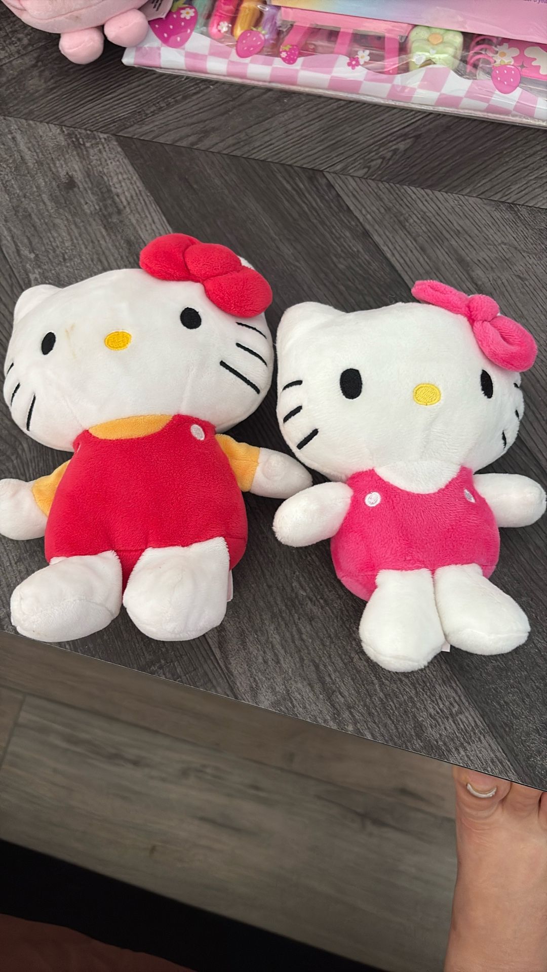 Hello Kitty Plushies