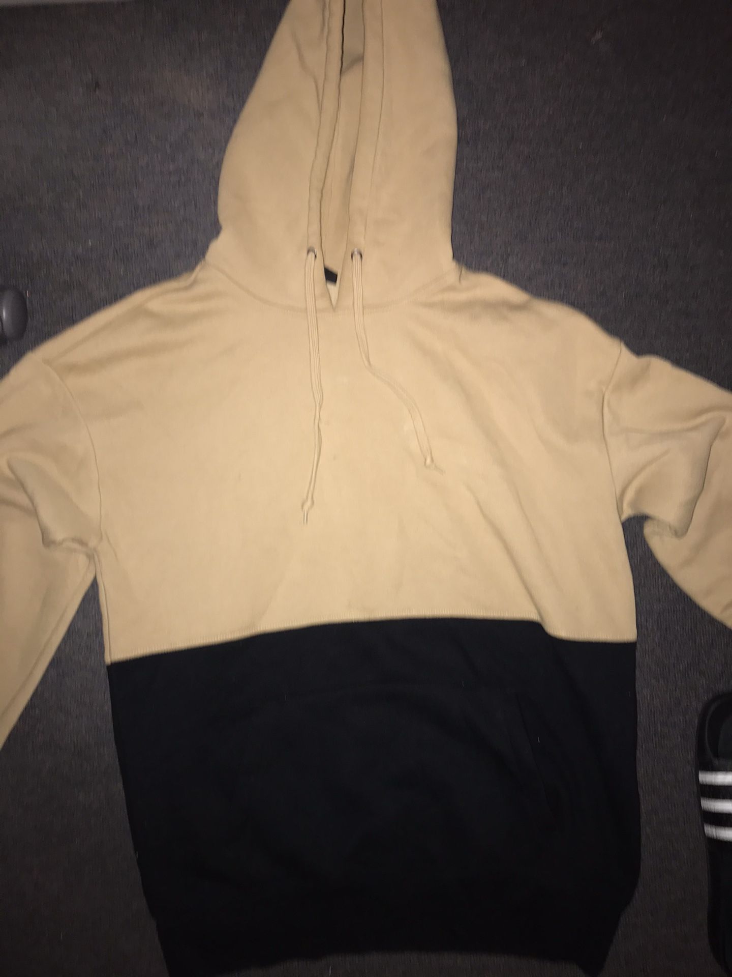 Yellow and Black Hoodie