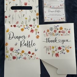 Baby In Bloom Baby Shower Items