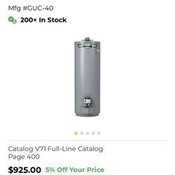 40 Gallon water Heater