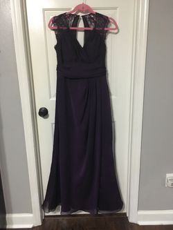 Eggplant Bridesmaid Dress