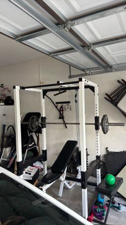 Full home gym. Workout cage