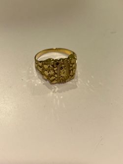 Virgin Mary Nugget Ring