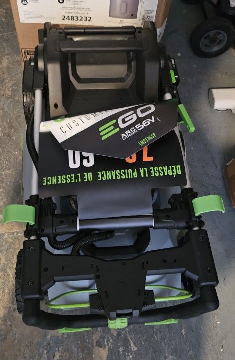 EGO POWER ELECTRIC LAWN MOWER SELF-PROPELLED.....CHARGER IS INCLUDED....BATTERY IS NOT INCLUDED....$ 300
