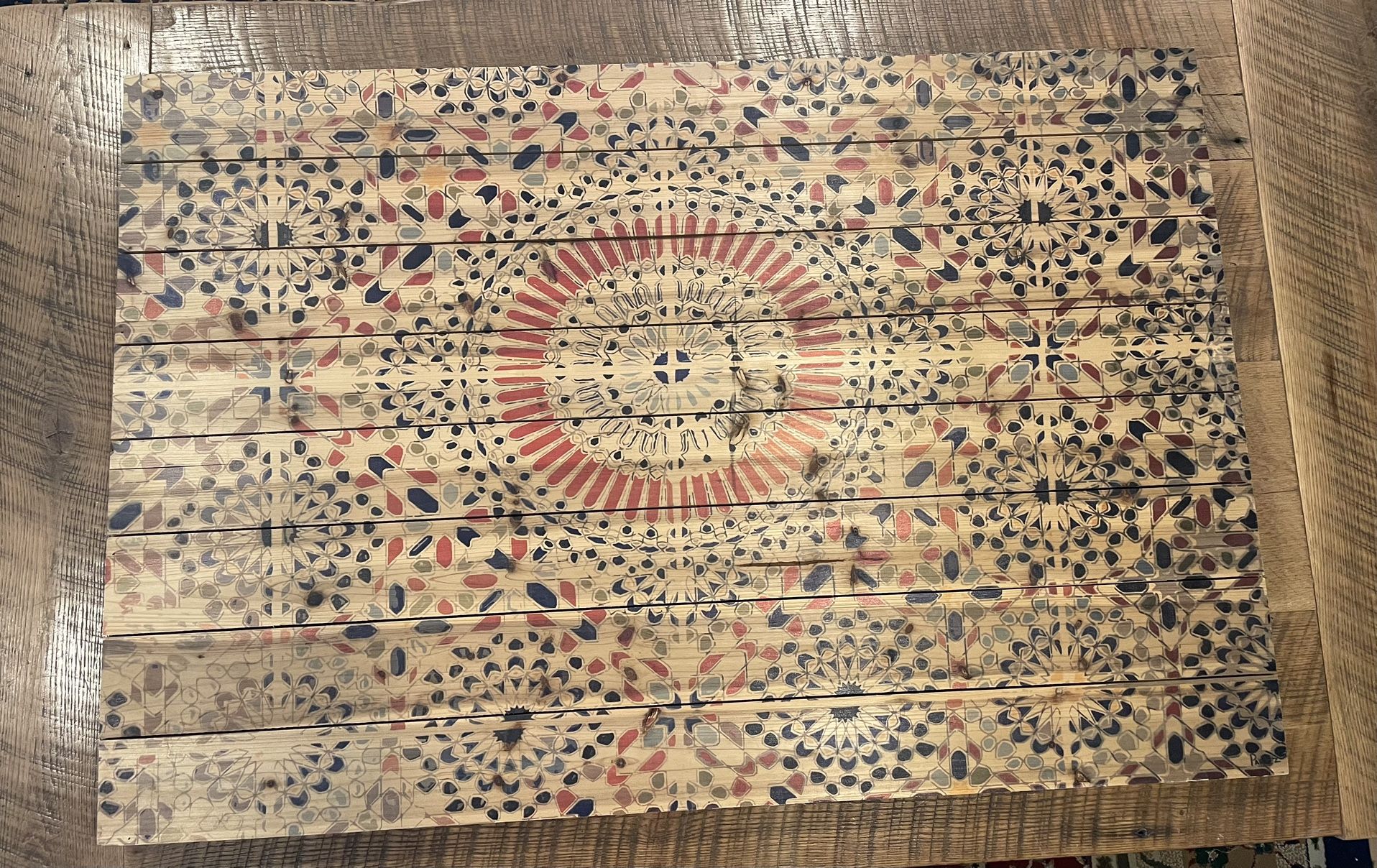 Kortoba On Wood by Parvez Taj Print