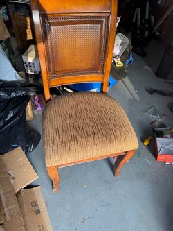 Vintage dining table and chairs