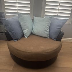 Round Rotating Sofa