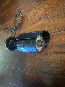 Swann security camera cable connection was cut but can be repaired or used as fake camera new