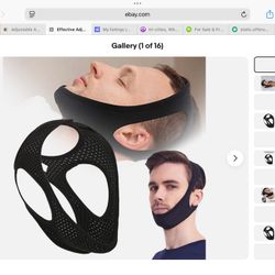 Effective Adjustable Anti - Snore Chin Strap for Men & Women's Daily Sleep Use