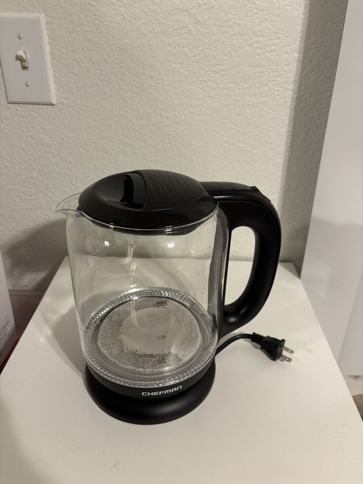 Electric Glass Kettle – $20