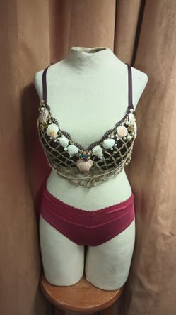 Ladies "New" Hand Designed Mermaid Top, 36 C, Seffner FL
