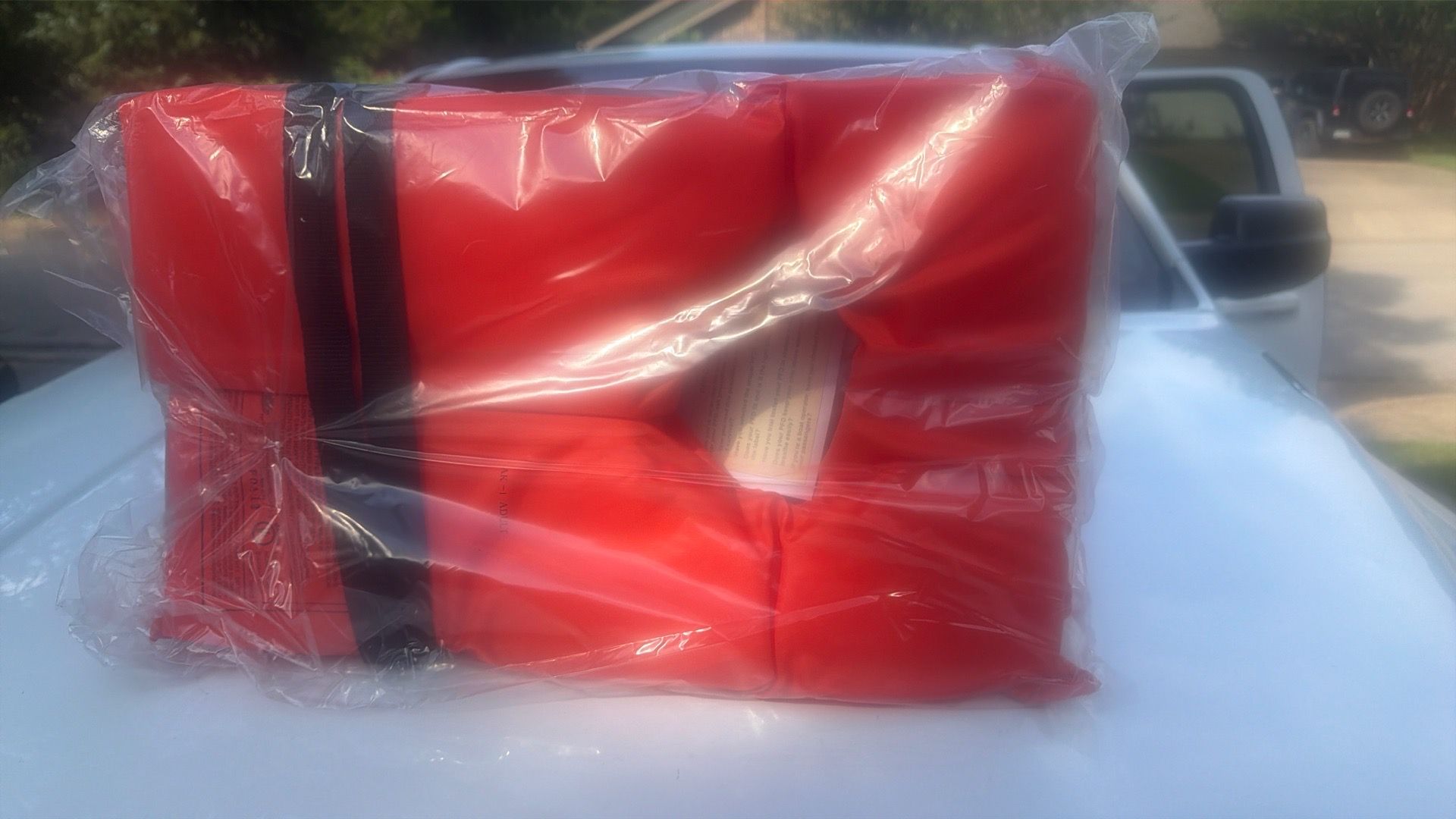 4 life jackets