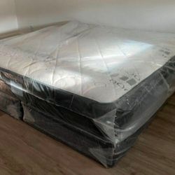 Nea KING SIZE MATTRESS PILLOW TOP COMFORT WITH BOX SPRING SET PILLOW TOP COMFORT 