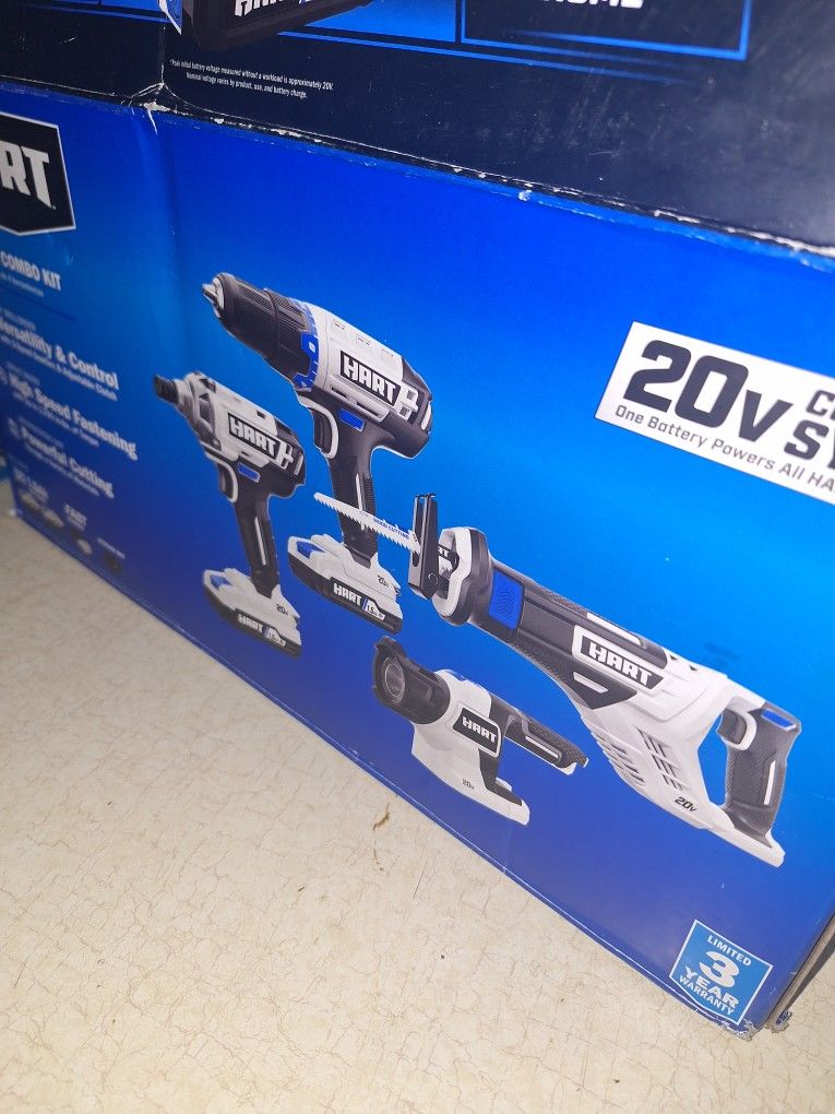 4 Tool Combo Kit From Hart Tools