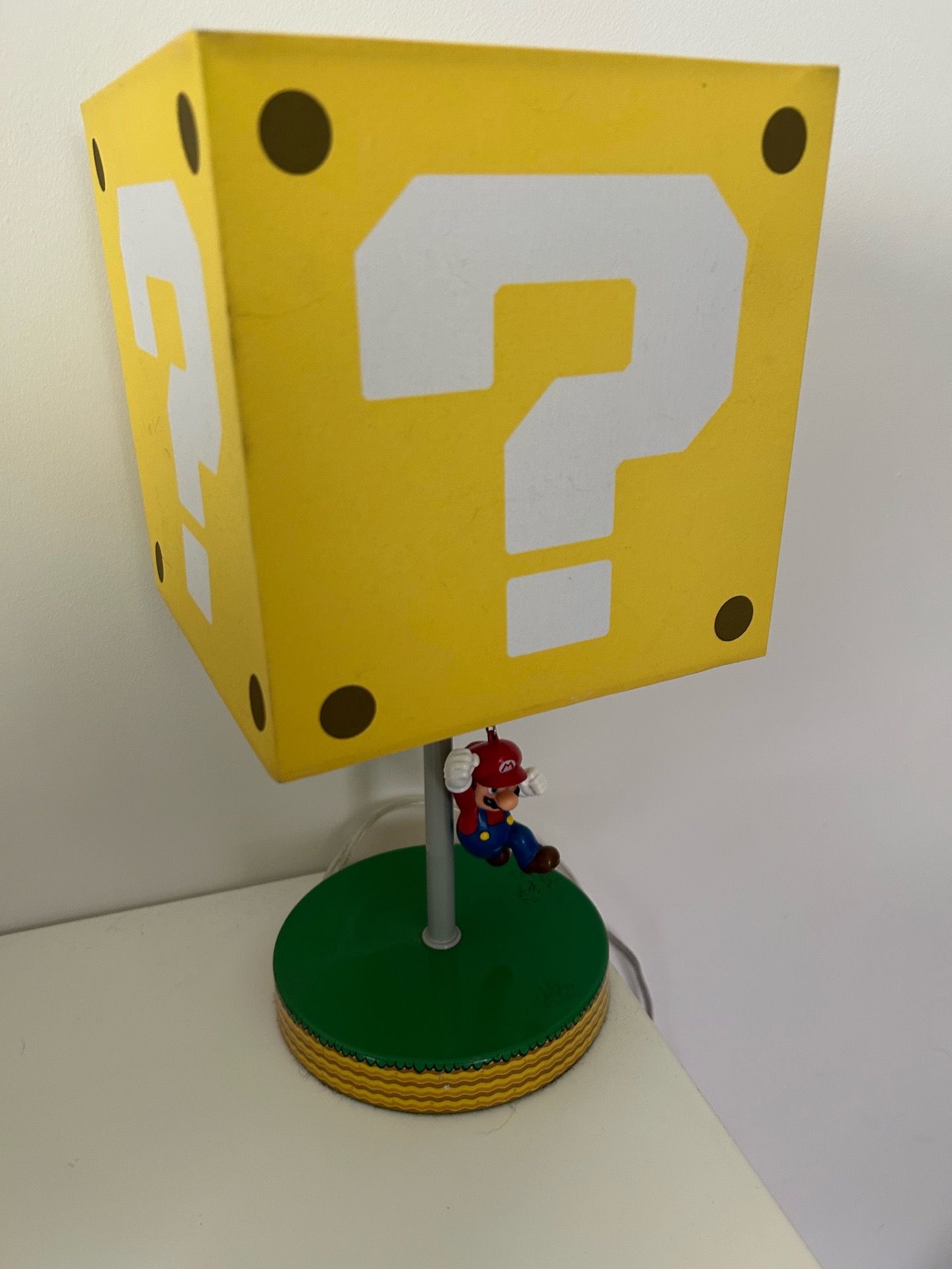 Mario question mark lamp