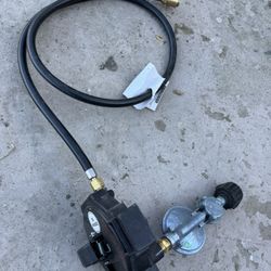 Complete Predator propane regulator + hose:
