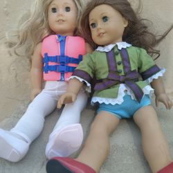 2 American Dolls Great Great Condition
