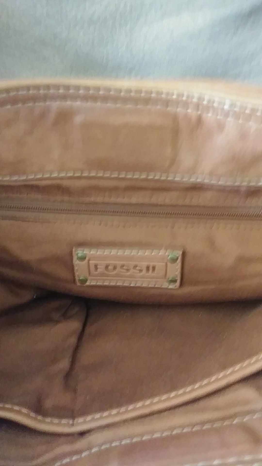 Fossil leather purse