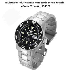 New automatic watch - Invicta Pro Diver Titanium