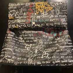 DKNY graffiti backpack purse
