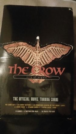 The Crow. City of Angeles. Official movie trading cards