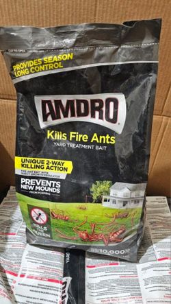 🔥3 Bags Amdro Fire Ant Killer Yard Treatment Bait – 5 lbs | Treats Up to 10,000 sq. ft. | Kills the Queen & Prevents Mounds