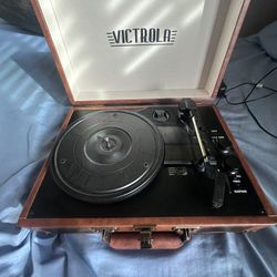 Victrola Suitcase Style Record Player With Bluetooth 