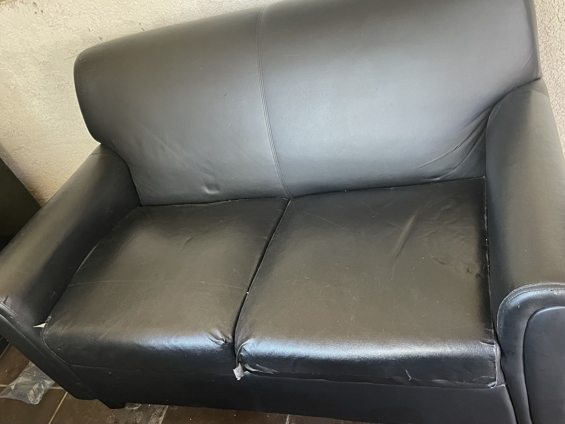 Leather Couch 