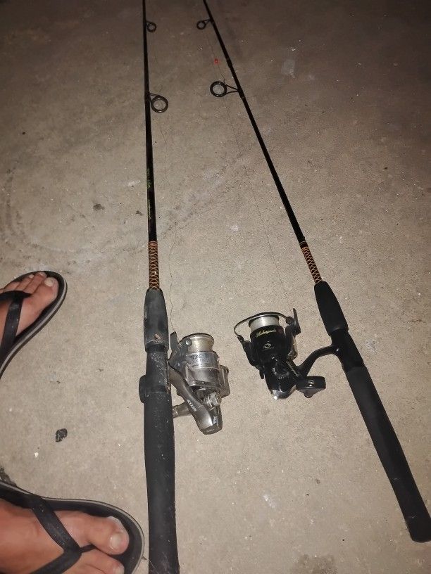 2 Ugly Stick Fishing Poles