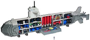 Mega Blocks ProBuilder 'Sea Wolf' lego nuclear submarine