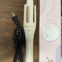 Automatic Rotating Curling Iron, Long Barrel Hair Curlers for Long Hair, Anti-scald, Anti-tangle, Ionic Ceramic Travel Dual Voltage 1 1/2 inch Curling