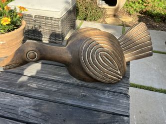 Antique African bird headdress