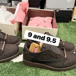 Jordan 1 Travis Scott Size 9.5