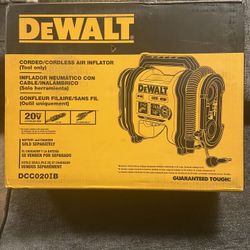 Desalt Corded/cordless Air Inflator 