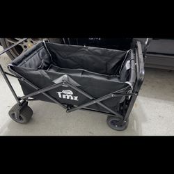 Heavy Duty Folding Wagon – Like New, Big Wheels, Smooth Ride