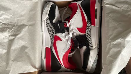 Air Jordan legacy 312 low (GS) White/fire red black wolf grey