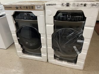 Mega Samsung Dual Washer And Dryer Set 