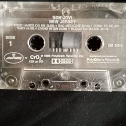 Bon Jovi New Jersey Cassette Tape