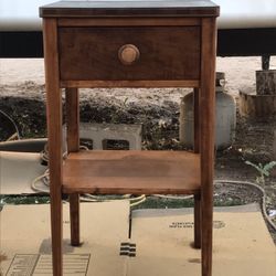 Wooden Nightstand 